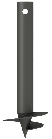 Винтовая свая толстостенная - СВС (т) 102/300-4500