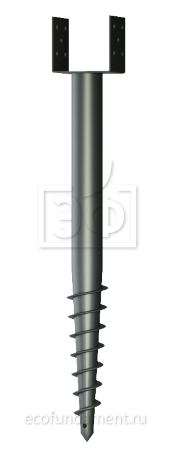 Винтовая свая. Грунт ГФ-021 - СВМ-U 57 (3) - 1000