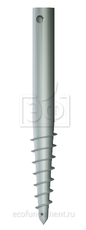 Винтовая свая. Горячий цинк - СВМ 89 (3) - 1500